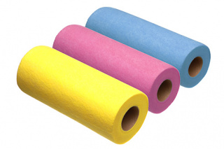 Multipurpose viscose cloths in roll, 50% viscose