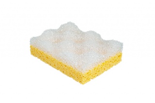 Cellulose bath sponge 123x90 mm Massage