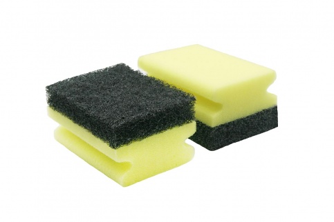 Sponge with abrasive pad 122x86 mm, aggressive scrub