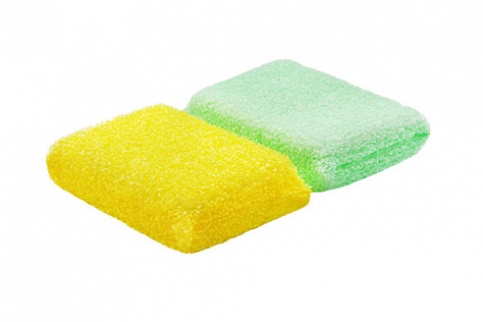 Kitchen sponge in polyethylene netting 120x80 mm