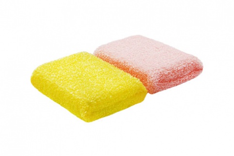 Kitchen sponge in polyethylene netting 120x80 mm