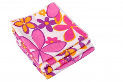 Microfibre printed cloth 29x29 cm, 250 gsm, printed