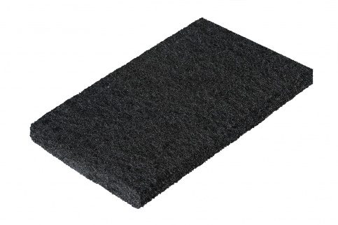 Black hand pad, 90x155 mm